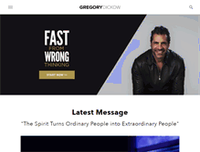 Tablet Screenshot of gregorydickow.com